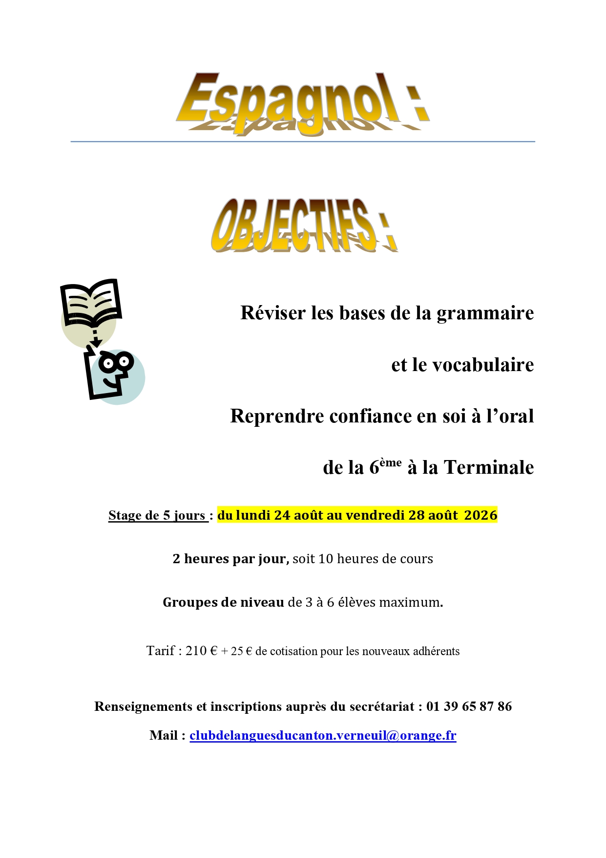 stage espagnol